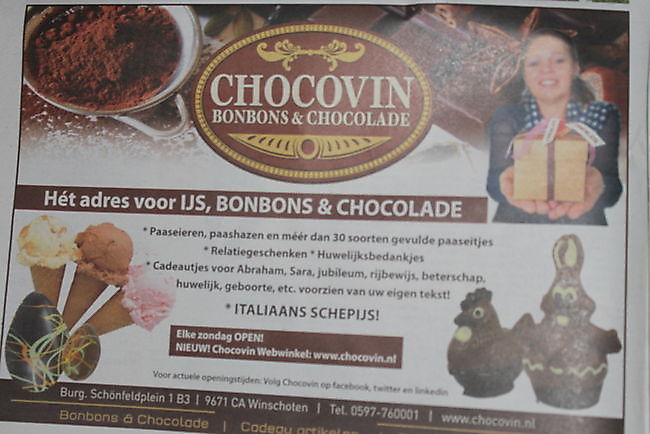 In het nieuws - Chocovin Bonbons & Chocolade