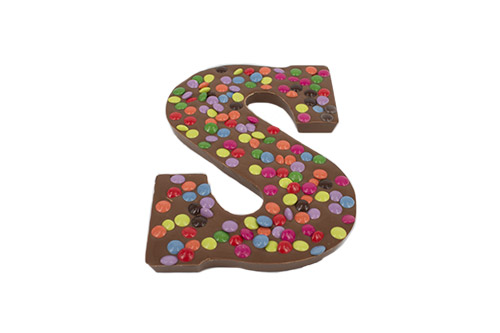 chocoladeletter smarties - Chocovin Bonbons & Chocolade