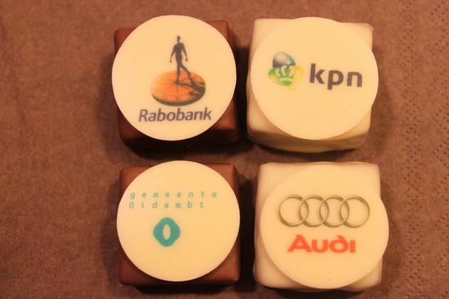 bonbon met logo - Chocovin Bonbons & Chocolade Winschoten