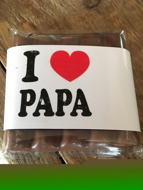 Papa I love you - Chocovin Bonbons & Chocolade Winschoten